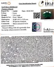 2.47 Ratti Natural Panna stone with Govt. Lab Certified-3441